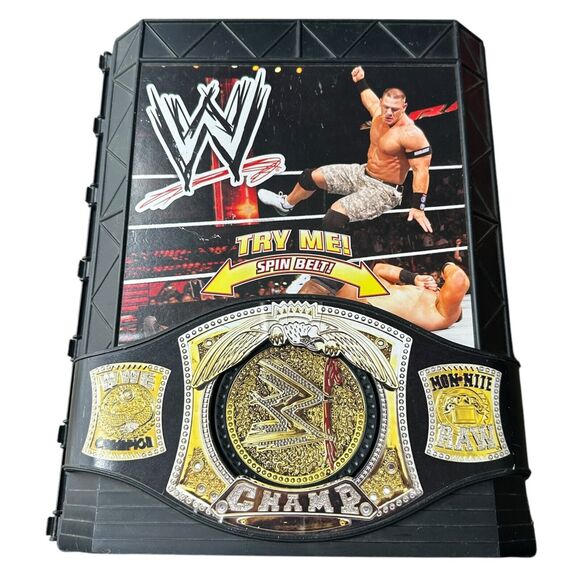 WWE Wrestling Action Figures Lot of 14 John Cena Brock Lesnar & Carrying Case - Picture 2 of 9